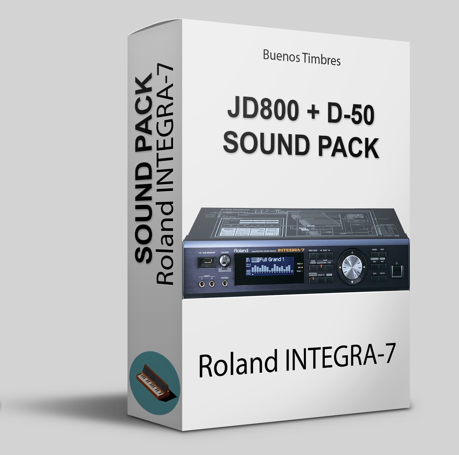 JD800 + D-50 sound pack for Roland INTEGRA-7 module
