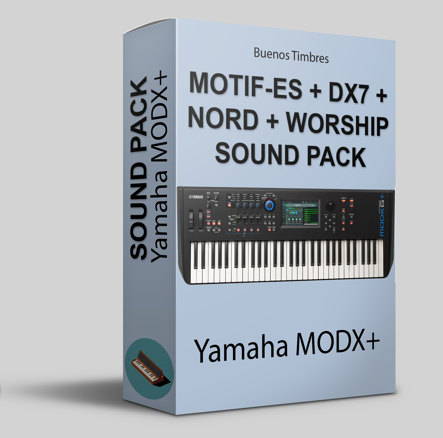 MOTIF-ES + DX-7 + Nord + Worship sound pack for Yamaha MODX+