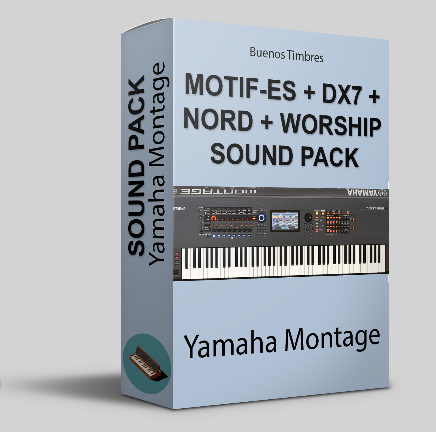 MOTIF-ES + DX-7 + Nord + Worship Sound Pack for Yamaha Montage