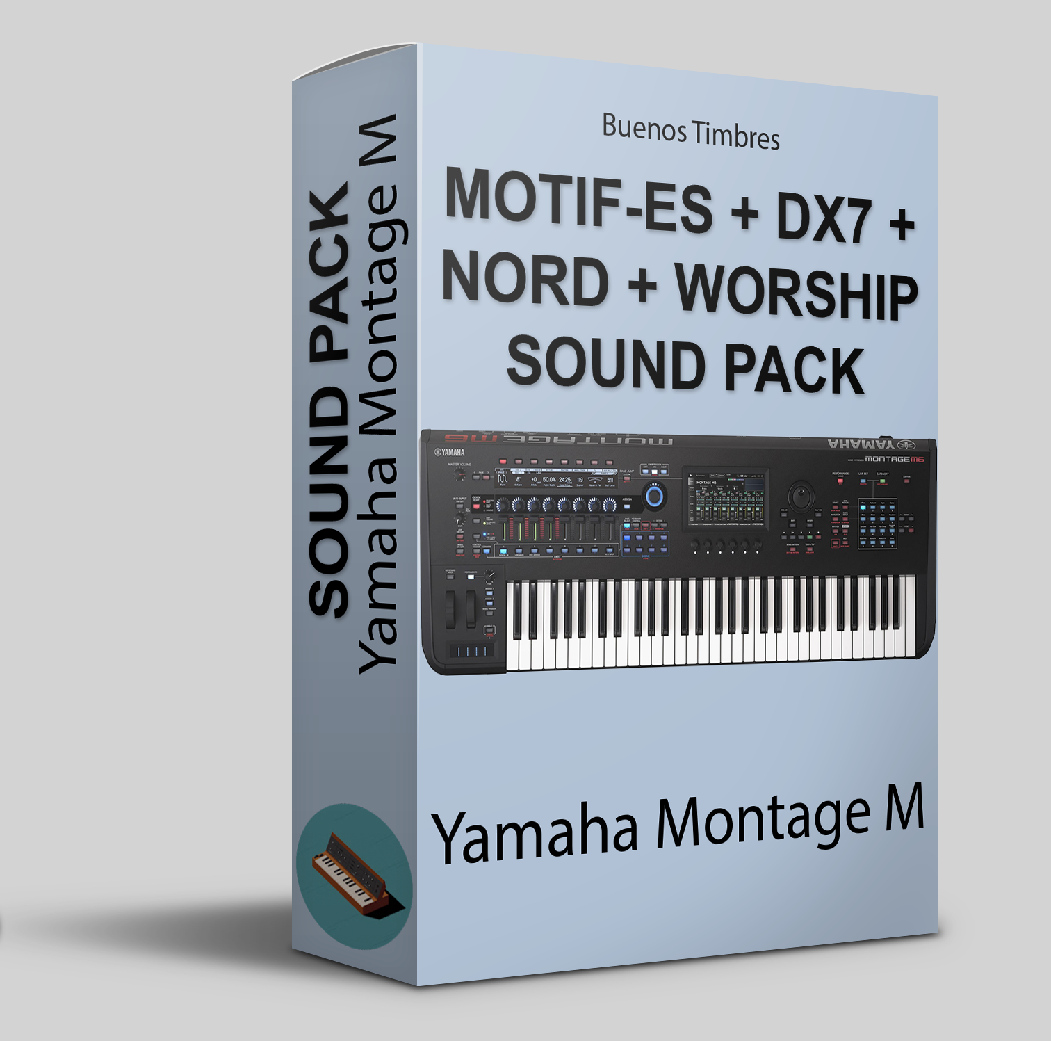 MOTIF-ES + DX-7 + Nord + Worship Sound Pack for Yamaha Montage M
