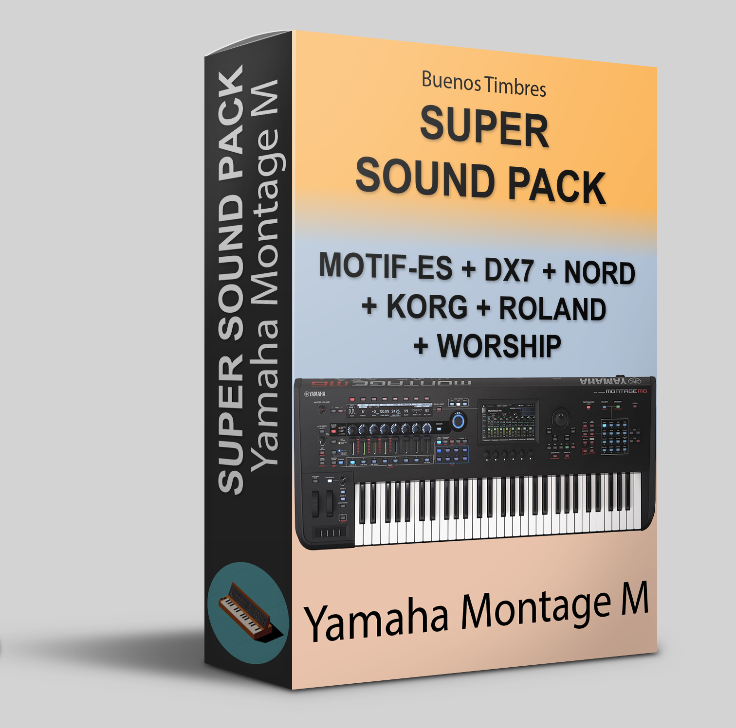 MOTIF-ES, DX-7, Nord, Roland, Korg and Worship Super Sound Pack for Yamaha Montage M