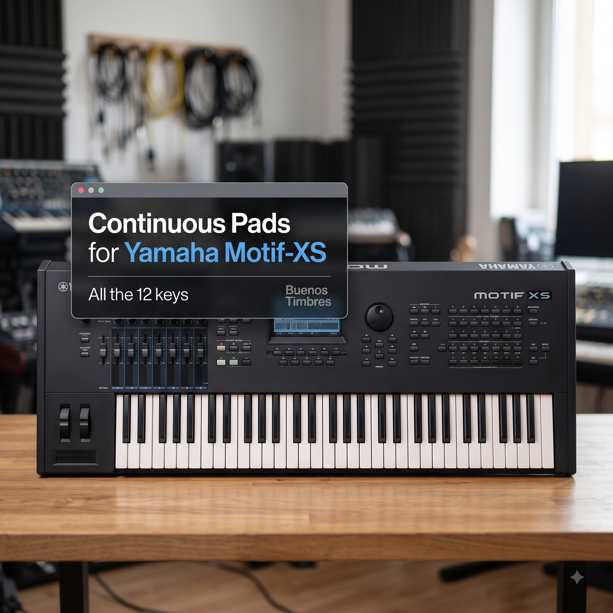 Continuous Pads for Yamaha Motif-XS
