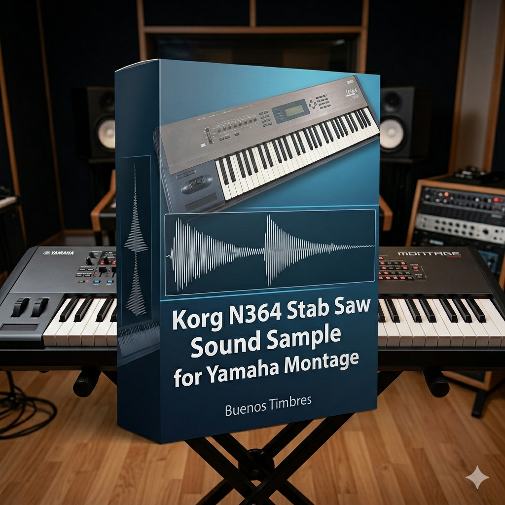 Individual tone Korg N364 Stab Saw for Yamaha Montage