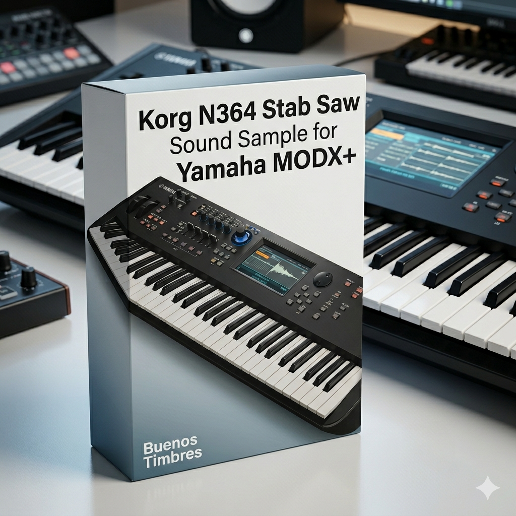 Individual tone Korg N364 Stab Saw for Yamaha MODX+
