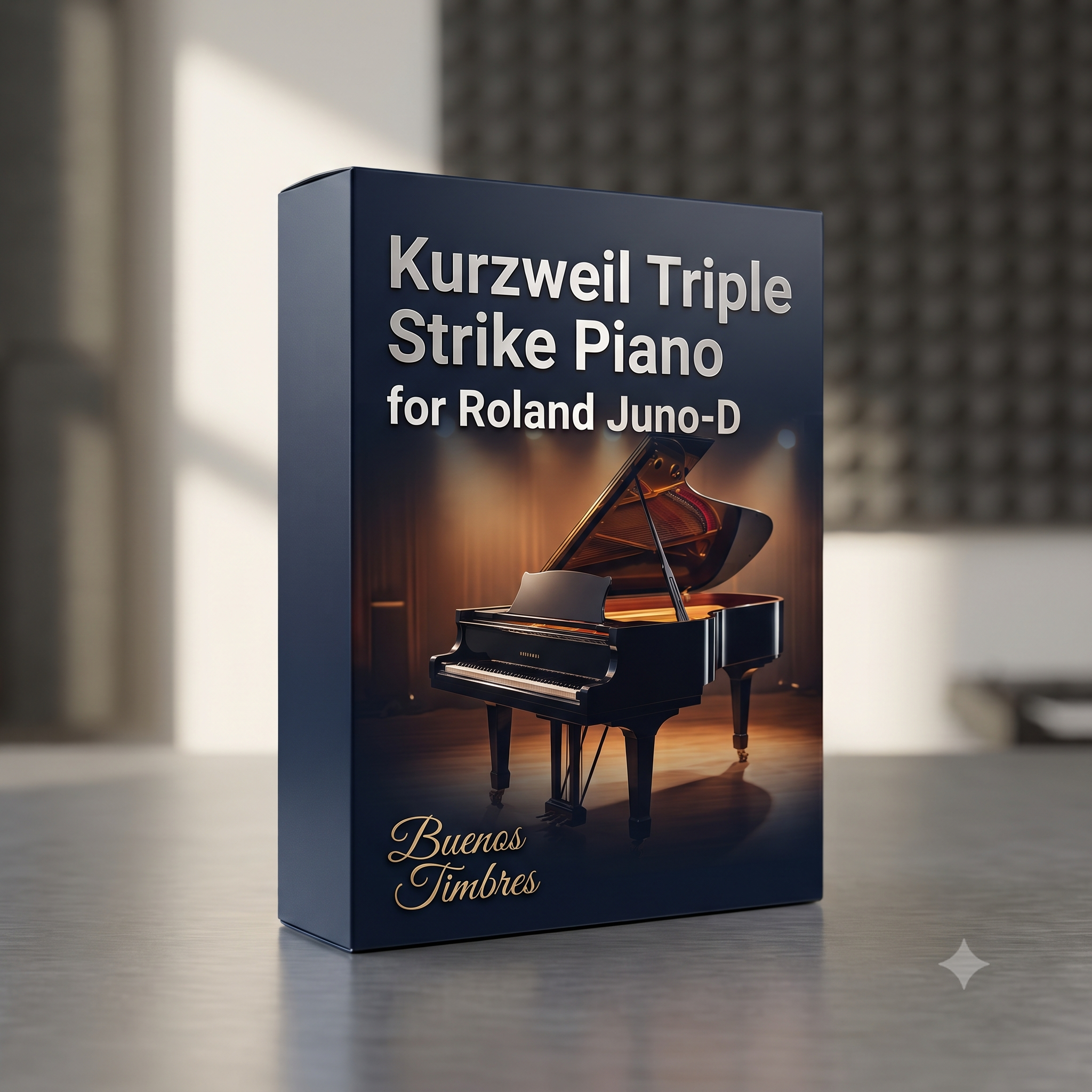 Individual tone Kurzweil Triple Strike Piano for Roland new Juno-D