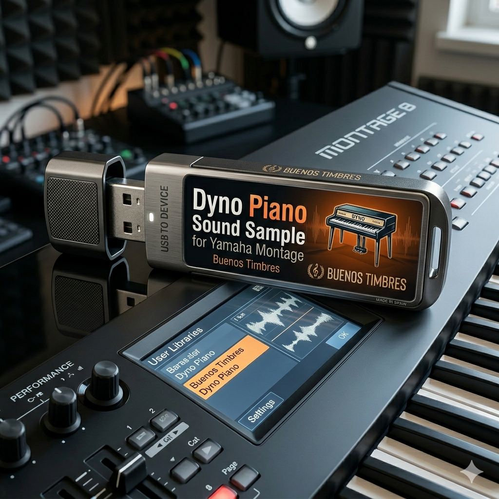 Individual tone Dyno Piano for Yamaha Montage