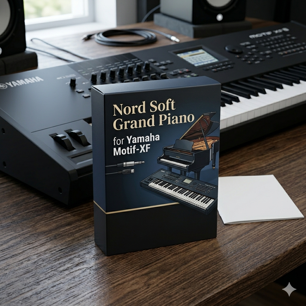 Individual tone Nord Soft Grand Piano for Yamaha Motif-XF