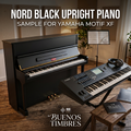 Individual tone Nord Black Upright Piano for Yamaha Motif-XF