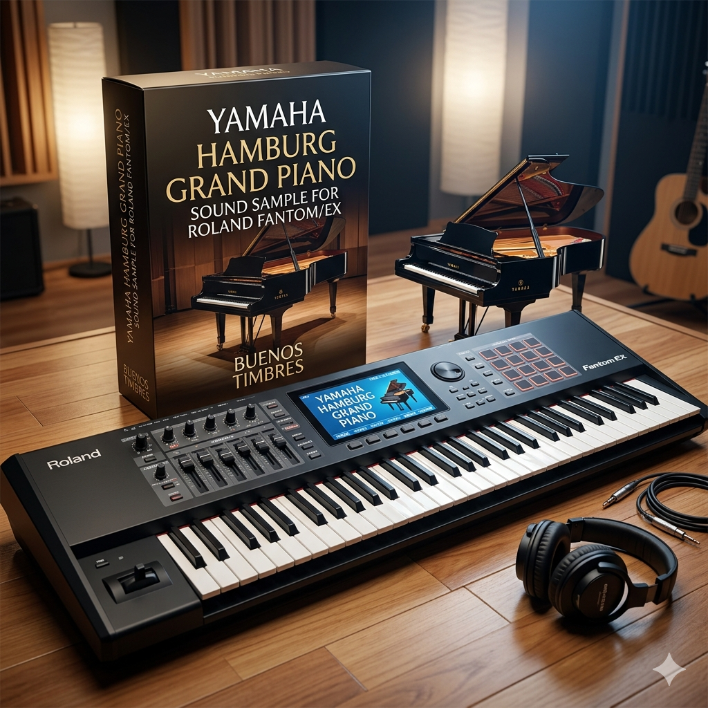 Individual Yamaha Hamburg Grand Piano for Roland Fantom and Fantom EX