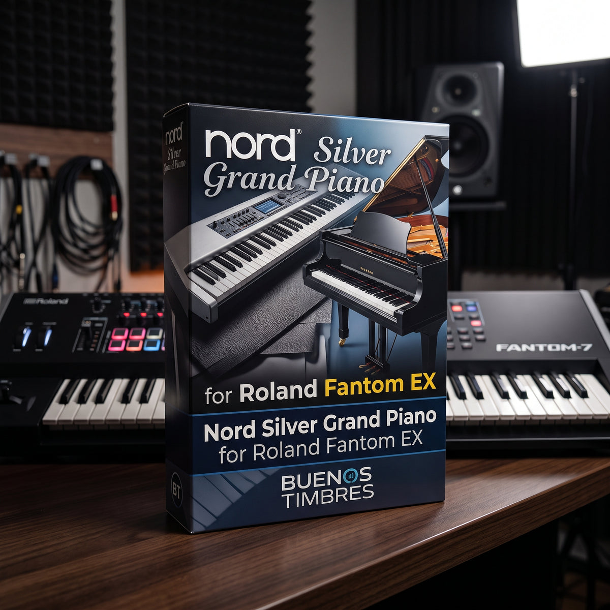 Individual tone Nord Silver Grand Piano for Roland Fantom EX