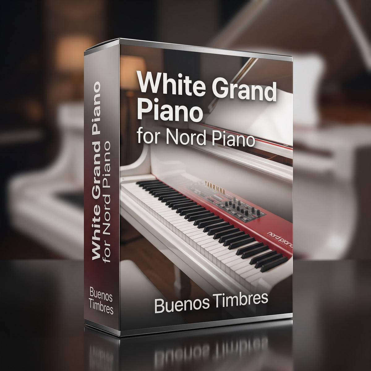 Individual tone White Grand Piano for Nord Piano
