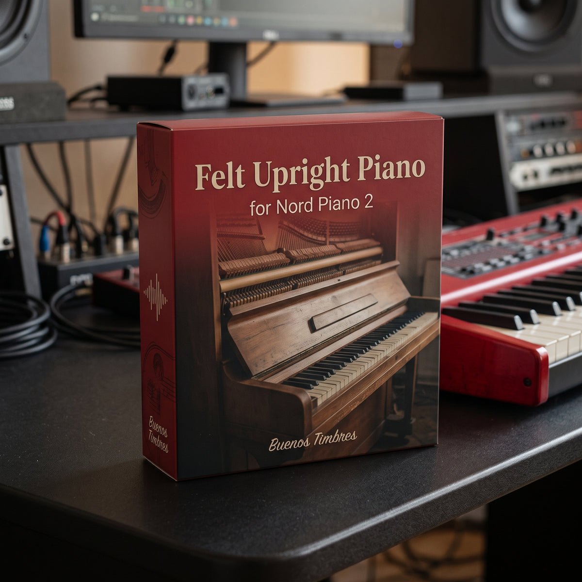Individual tone Felt Upright Piano for Nord Piano 2