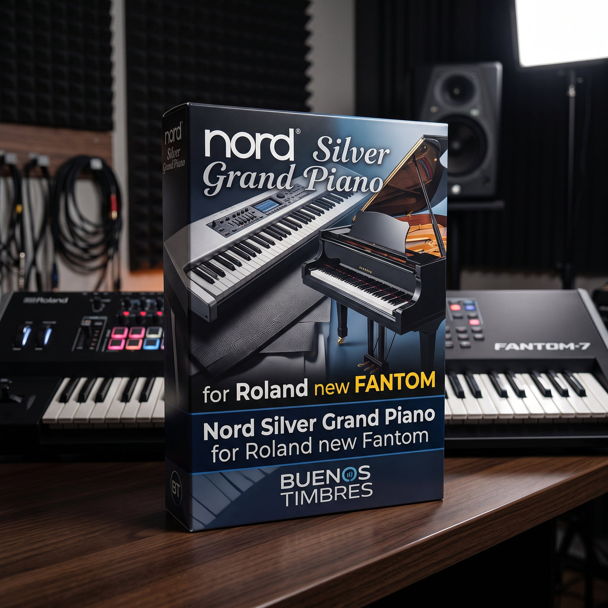 Individual tone Nord Silver Grand Piano for Roland new Fantom